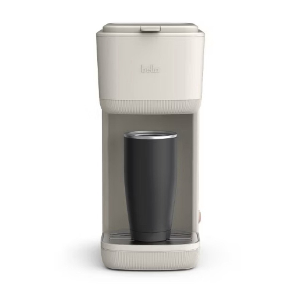 Bella Single Serve Coffee Maker (Size Your Way Size 6oz-14oz) Oatmilk Color- NEW - Picture 11 of 14